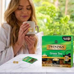 Detalle de las hojas y polvo de Twinings que explica calidad de mezcla