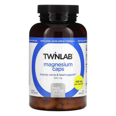 Twinlab envase frontal mostrando cantidad y dosificación, confianza y practicidad