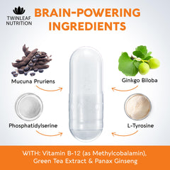 TWINLEAF NUTRITION etiqueta con ingredientes para transparencia y confianza
