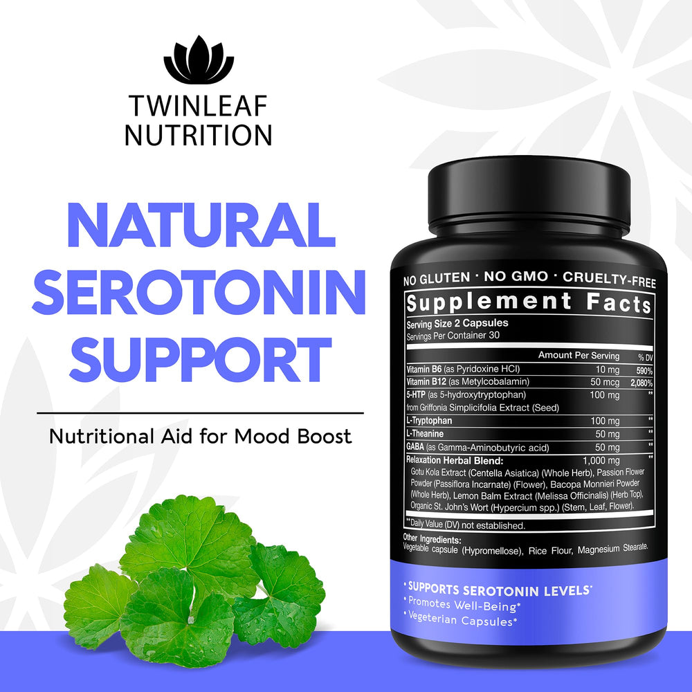 TWINLEAF NUTRITION etiqueta en primer plano indicando ingredientes clave