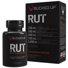 TyeinGo Bucked Up RUT frontal, envase claro y beneficios visibles
