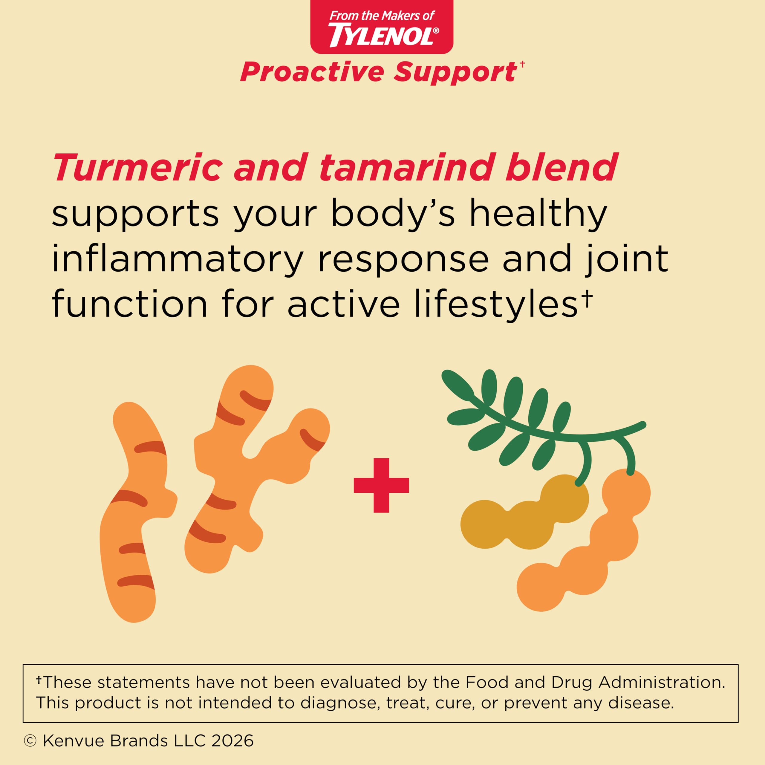 Tylenol persona activa usando suplemento para confort articular