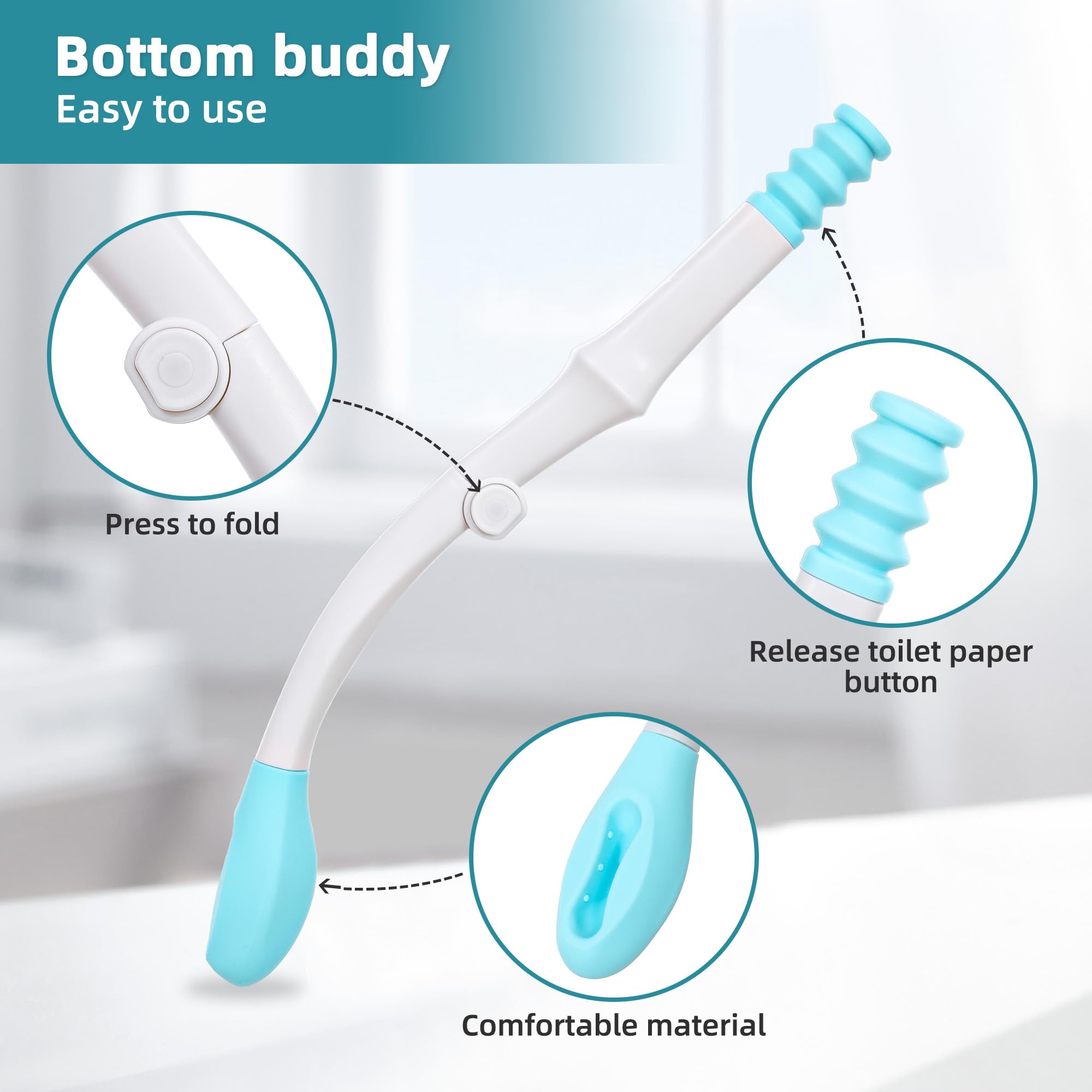 TYYIHUA cabezal con papel higiénico, sujeción estable y práctica