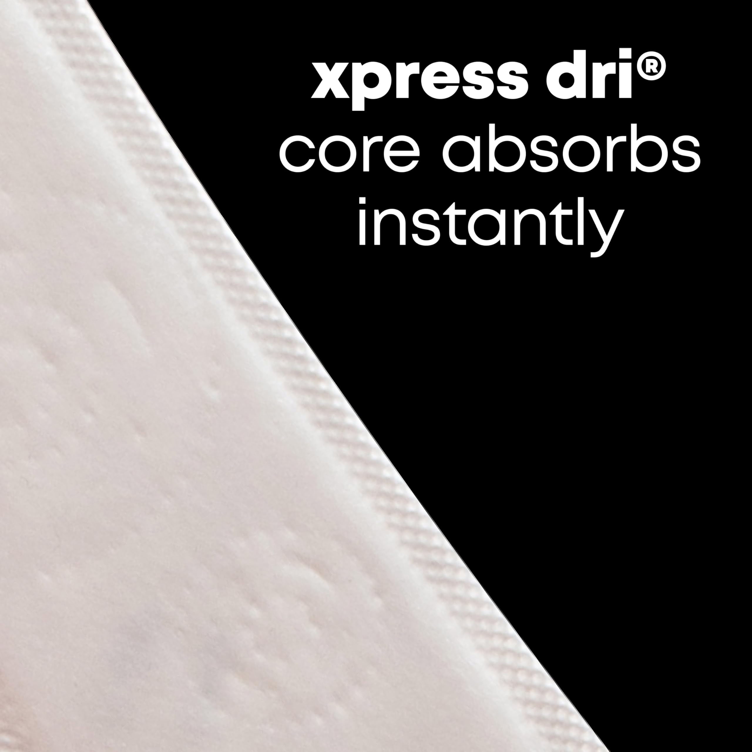 U by Kotex comparación de grosor mostrando discreción bajo ropa