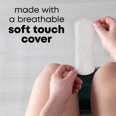 U by Kotex etiqueta sin fragancias ni látex para pieles sensibles