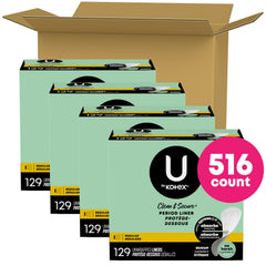 U by Kotex primer plano del núcleo Xpress‑Dri absorción rápida