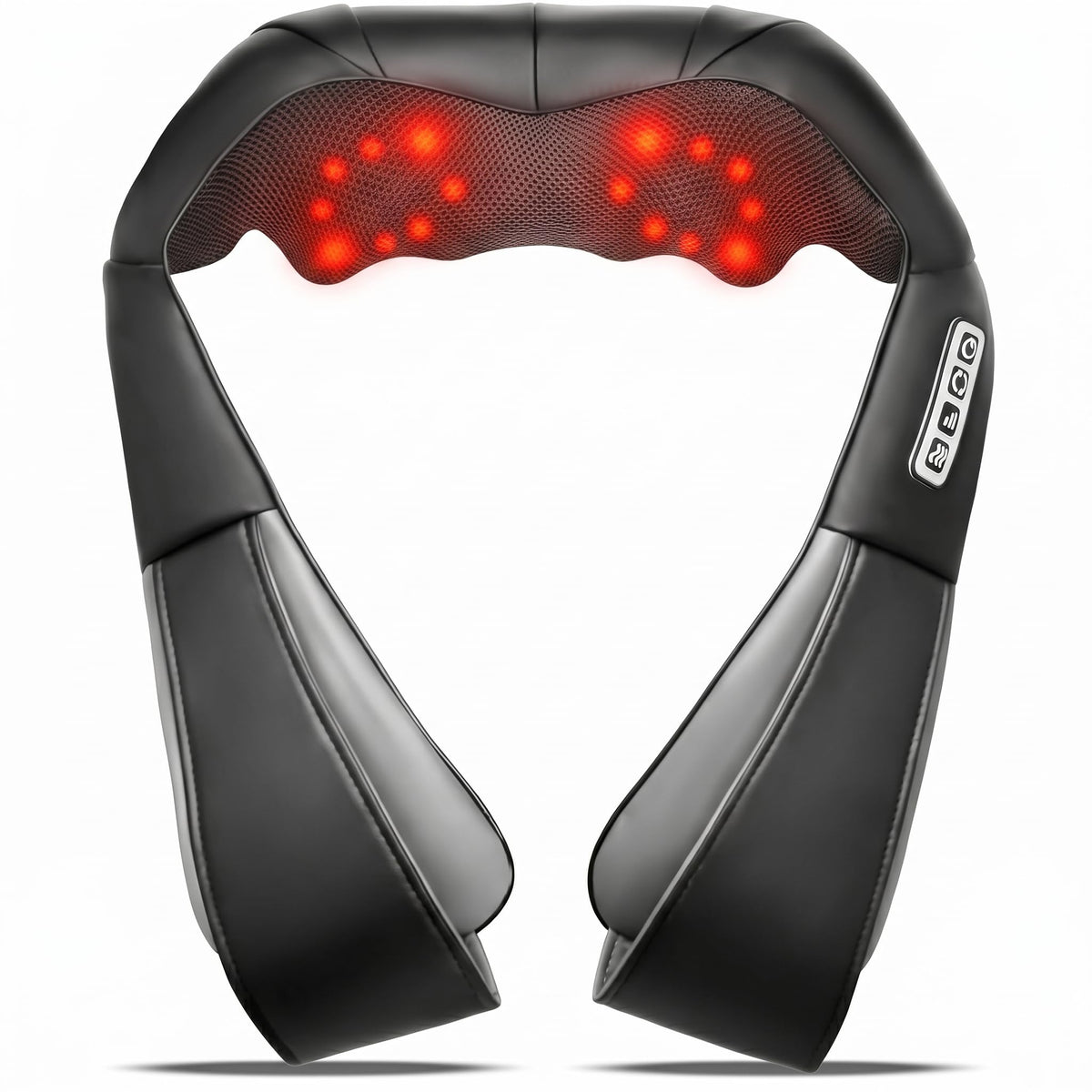 UFFAE masajeador frontal mostrando forma envolvente y confort