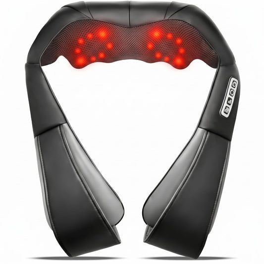 UFFAE masajeador frontal mostrando forma envolvente y confort