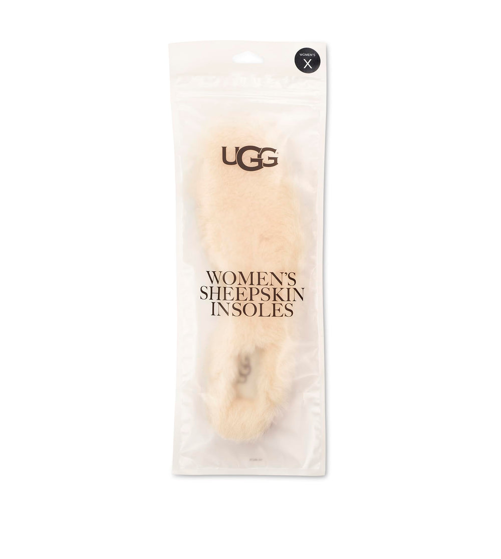 UGG plantilla junto a regla para comparar tamaño y grosor de 17 mm