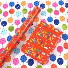 Ulmasinn ambientación de fiesta con regalos usando este papel
