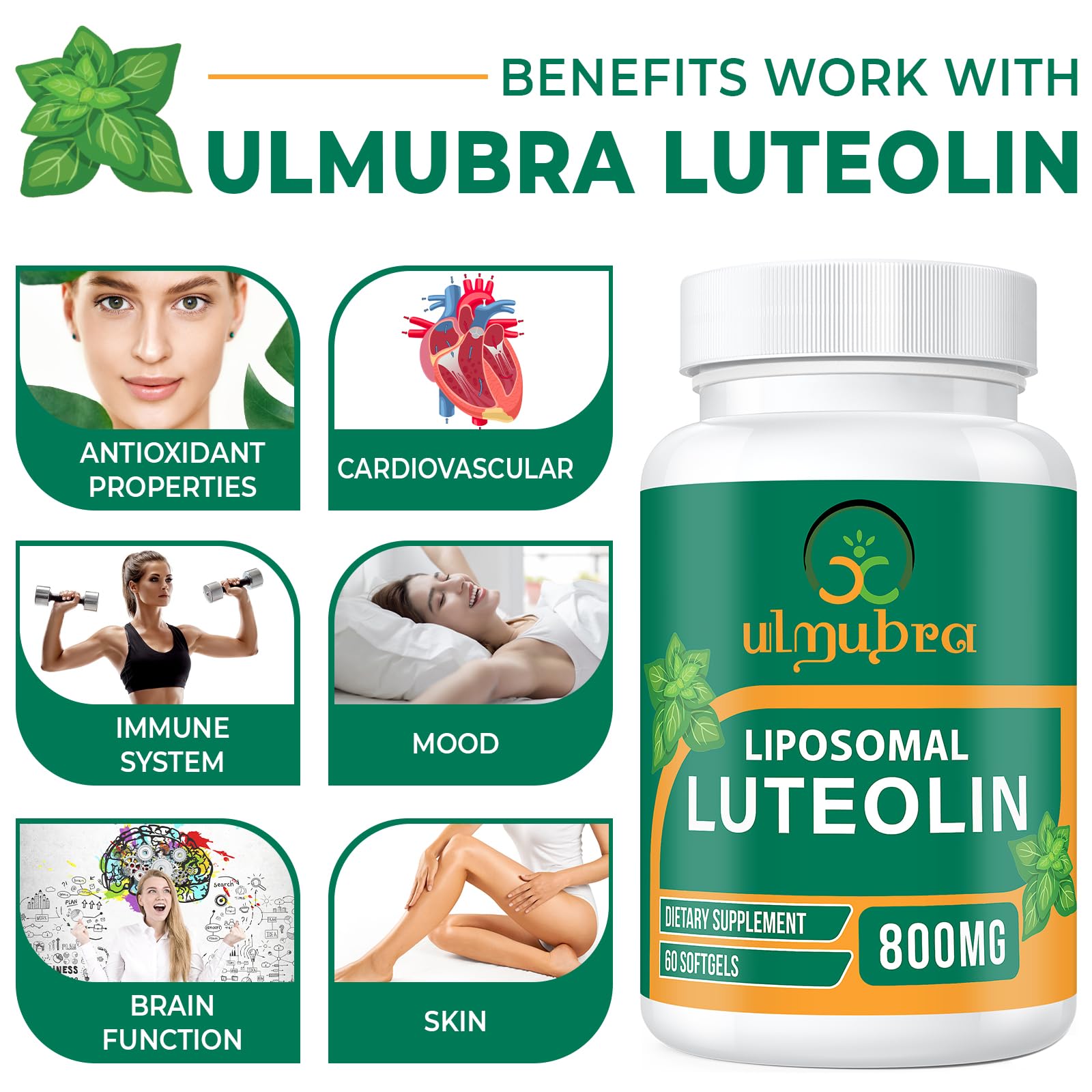 Ulmubra softgel en mano mostrando tamaño y facilidad de uso