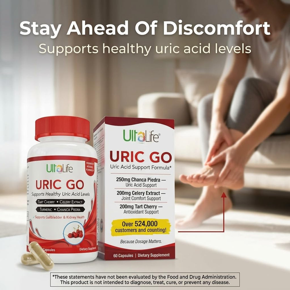 ULTALIFE URIC GO chanca piedra en detalle para respaldo natural