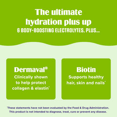 Vaso con bebida Ultima Replenisher kiwi fresa lista para beber, refrescante y rica en electrolitos
