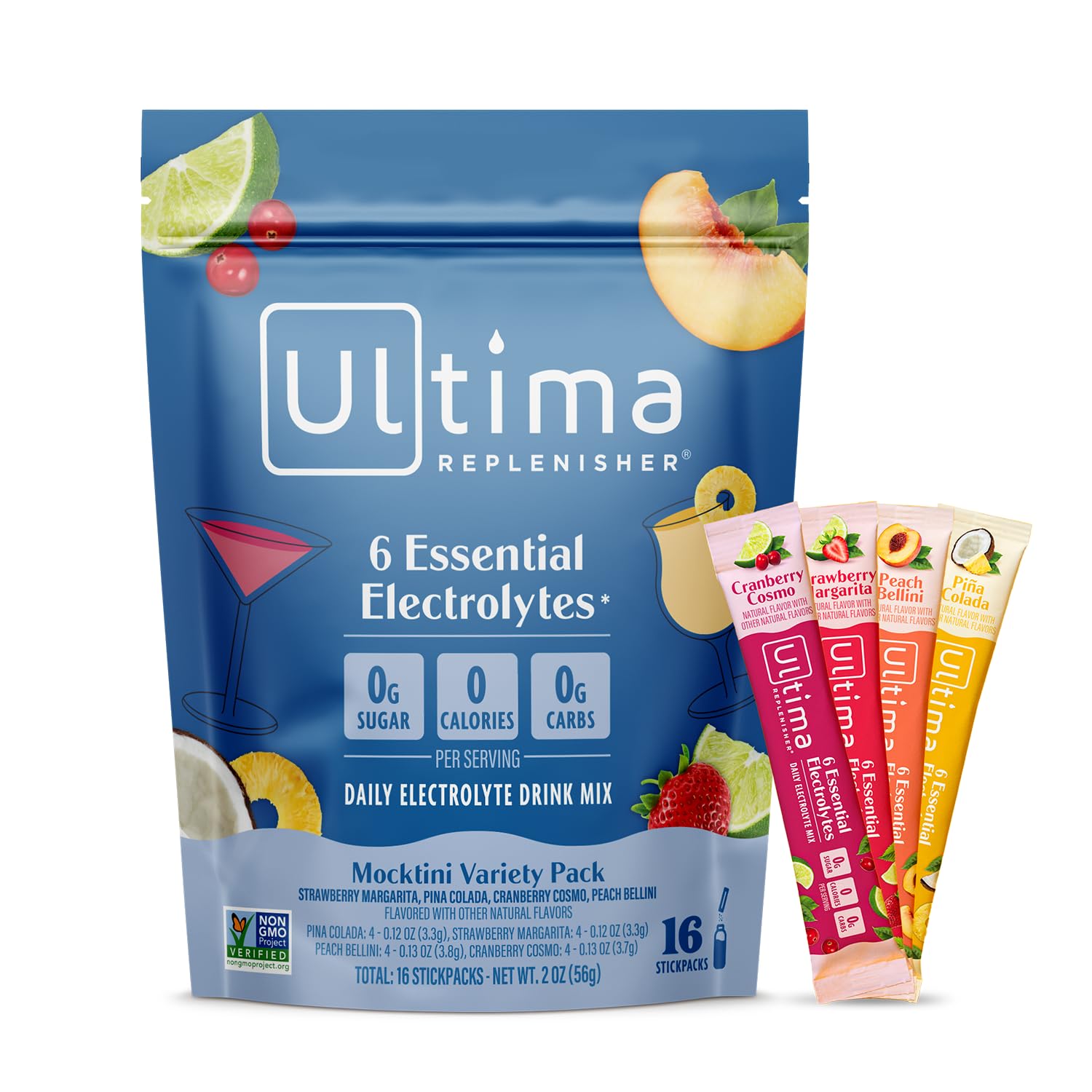 Ultima Replenisher packaging frontal mostrando caja y beneficios