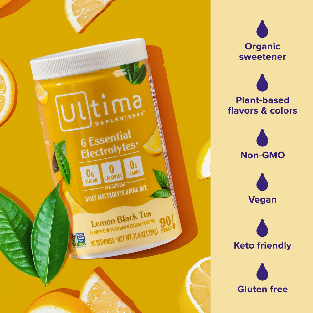 Ultima Replenisher bebida en botella lista para beber y reponer electrolitos