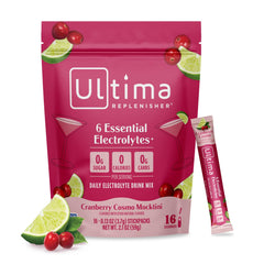 Ultima Replenisher frontal del paquete mostrando formato y beneficio portátil