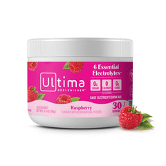 Ultima Replenisher envase frontal claro muestra 30 servicios y beneficio hidratación