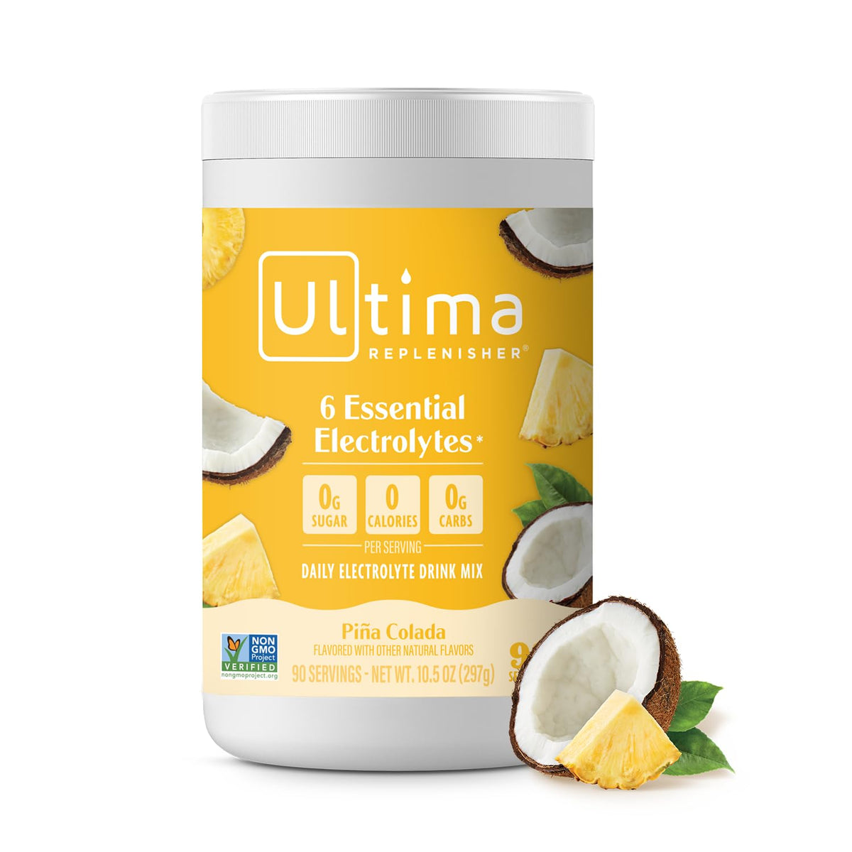 Ultima Replenisher bote frontal mostrando diseño y beneficio hidratación diaria