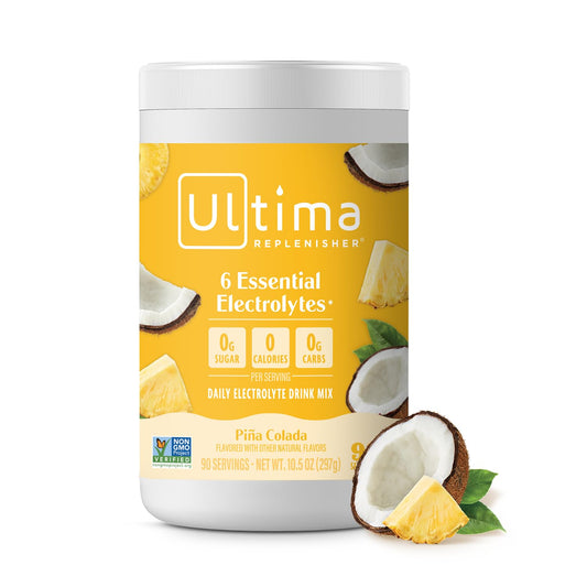 Ultima Replenisher bote frontal mostrando diseño y beneficio hidratación diaria