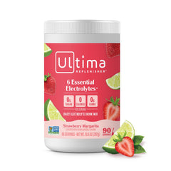 Ultima Replenisher lata frontal mostrando la marca y ahorro diario