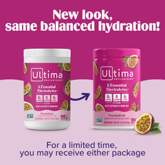Ultima Replenisher vaso preparado maracuyá hidratante y refrescante