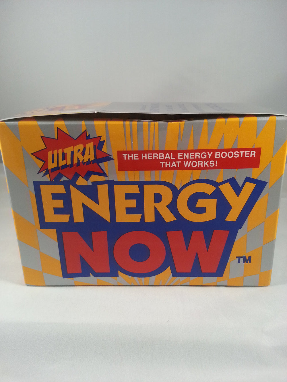 ULTRA ENERGY frente del empaque mostrando 48 sobres, conveniente para llevar