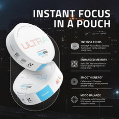 Ultra Pouches detalle de bolsita y textura, liberación discreta y limpia
