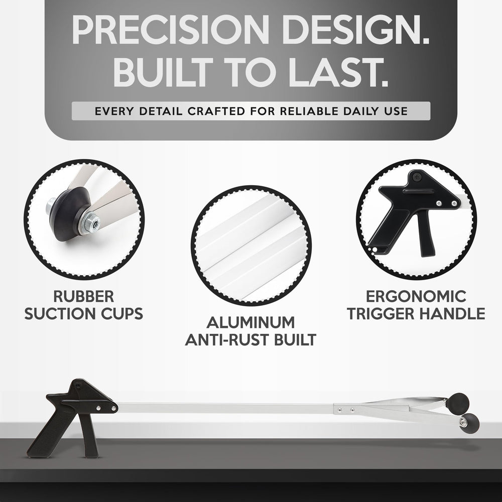 UltraClean Supply brazo plegable guardado compacto en espacio reducido
