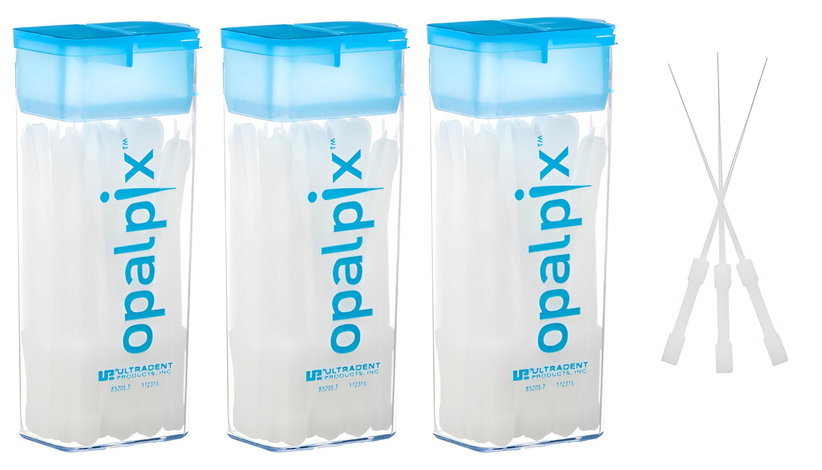 ULTRADENT Opalpix frontal del paquete mostrando cantidad y marca, práctico para llevar
