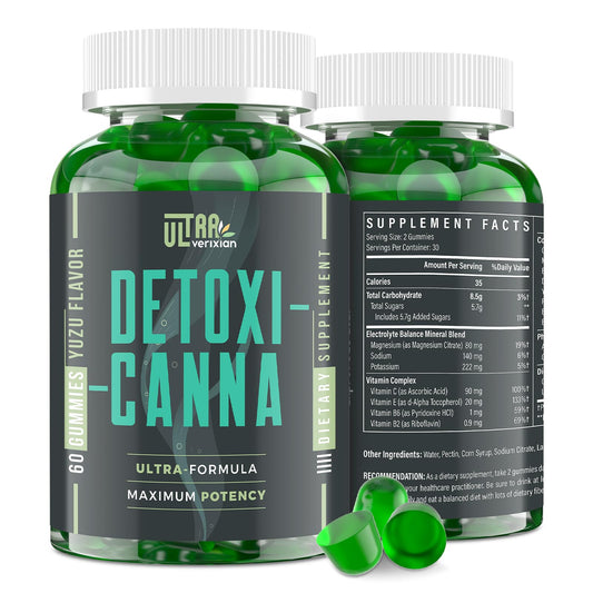Ultraverixian tarro frontal mostrando envase y beneficio detox