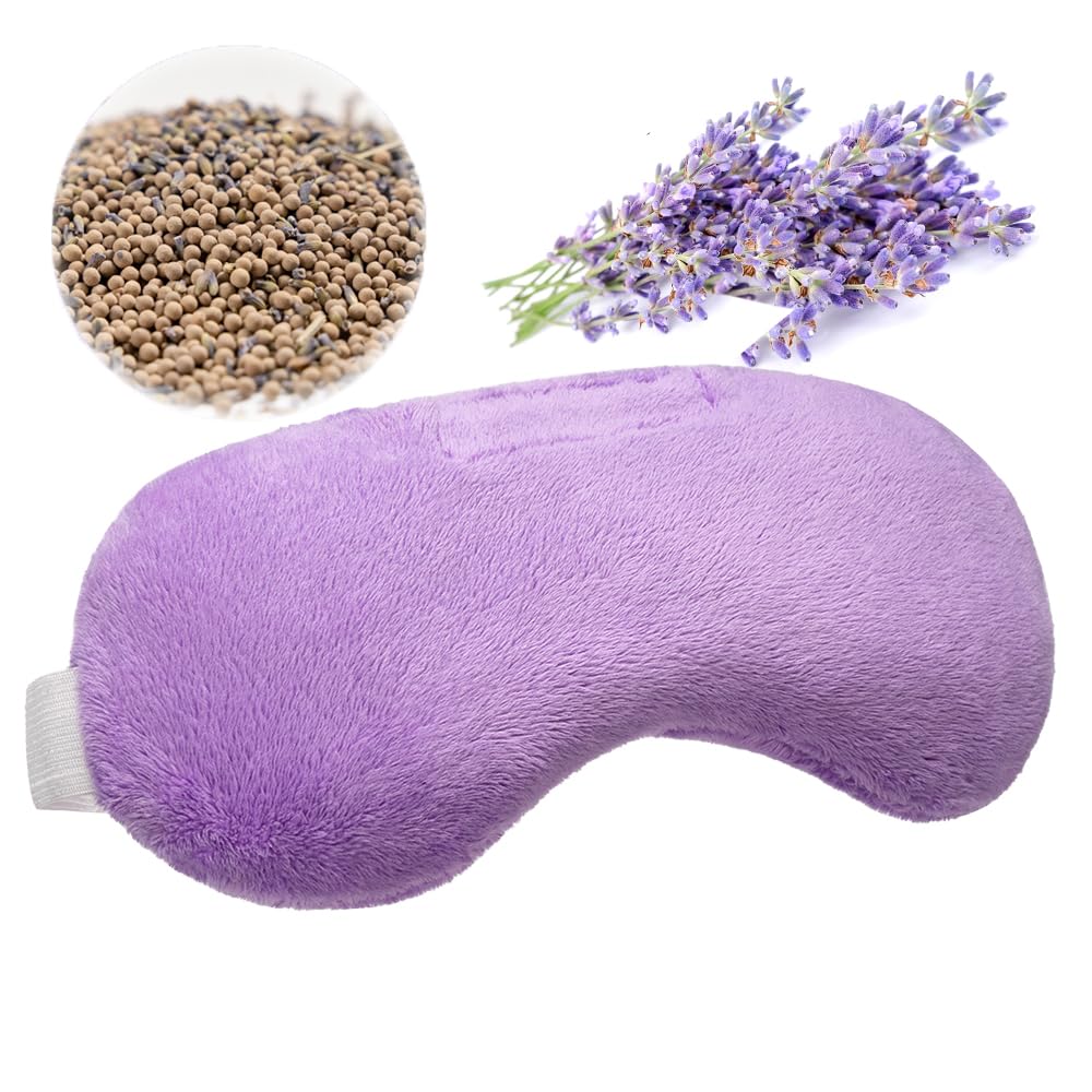 Umisleep antifaz frontal morado muestra bloqueo de luz