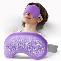 Umisleep mascarilla frontal mostrando embalaje y beneficio relajante