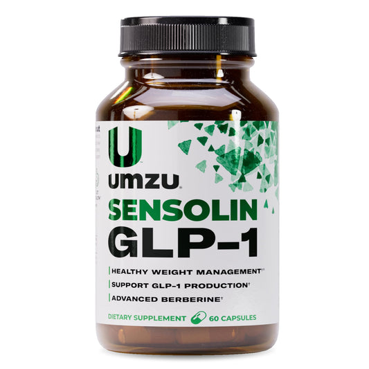 UMZU envase frontal mostrando suplemento y propósito clara