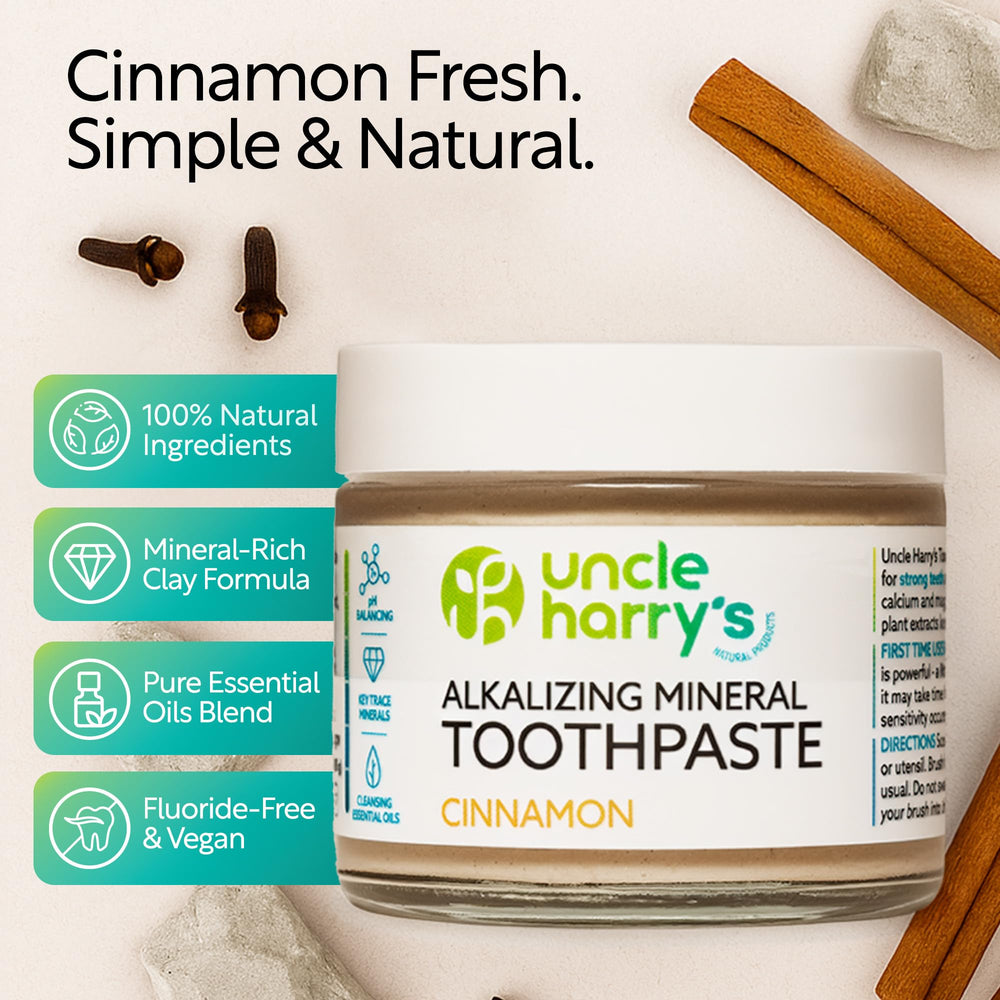 Uncle Harry's etiqueta manuscrita en frasco destacando ingredientes naturales y calidad artesanal