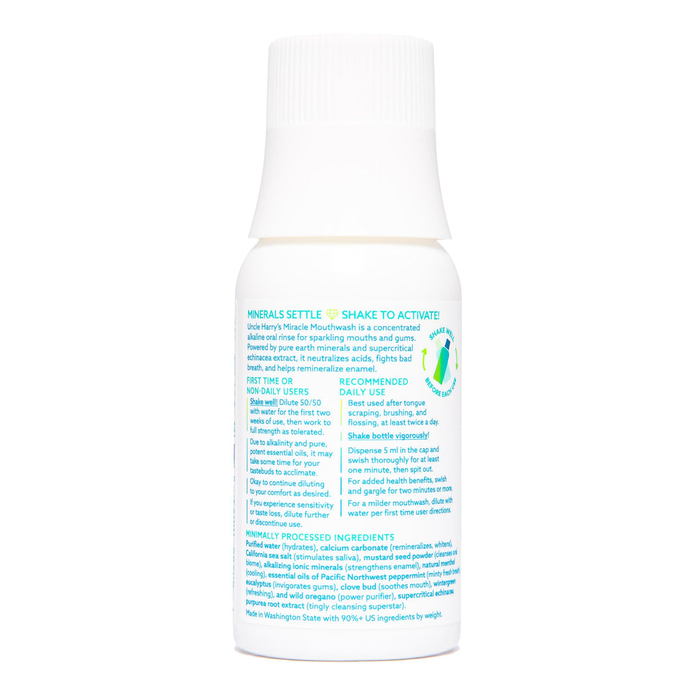 Uncle Harry's primer plano de textura y minerales proponiendo remineralización