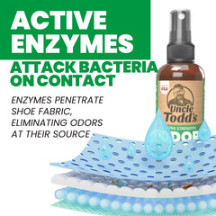 Uncle Todd's etiqueta con ingredientes botánicos resalta seguridad y origen vegetal