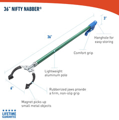 UNGER detalle del mango ergonómico contorneado, comodidad para uso prolongado