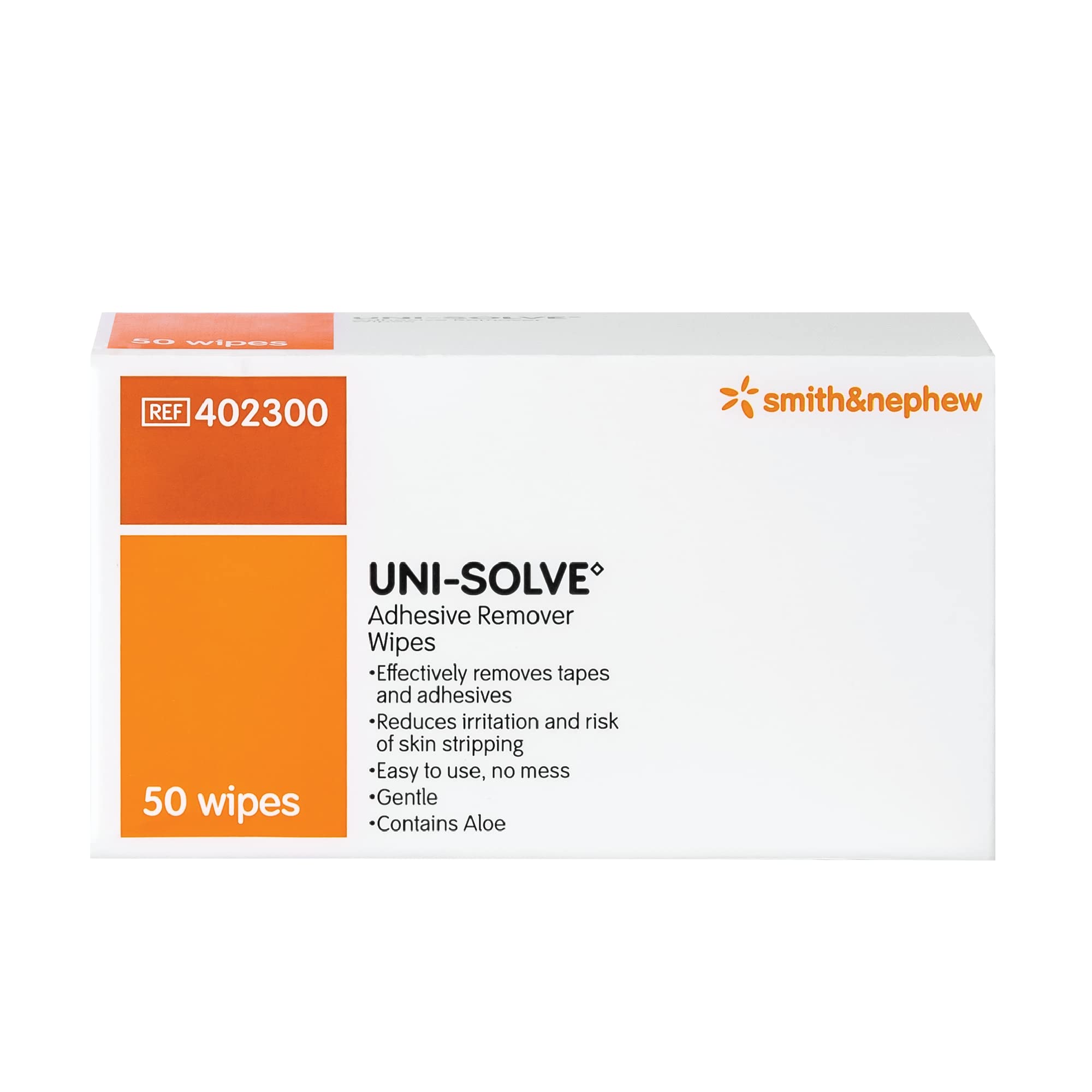 Uni Solve paquete frontal mostrando diseño y cantidad, beneficio: fácil identificación