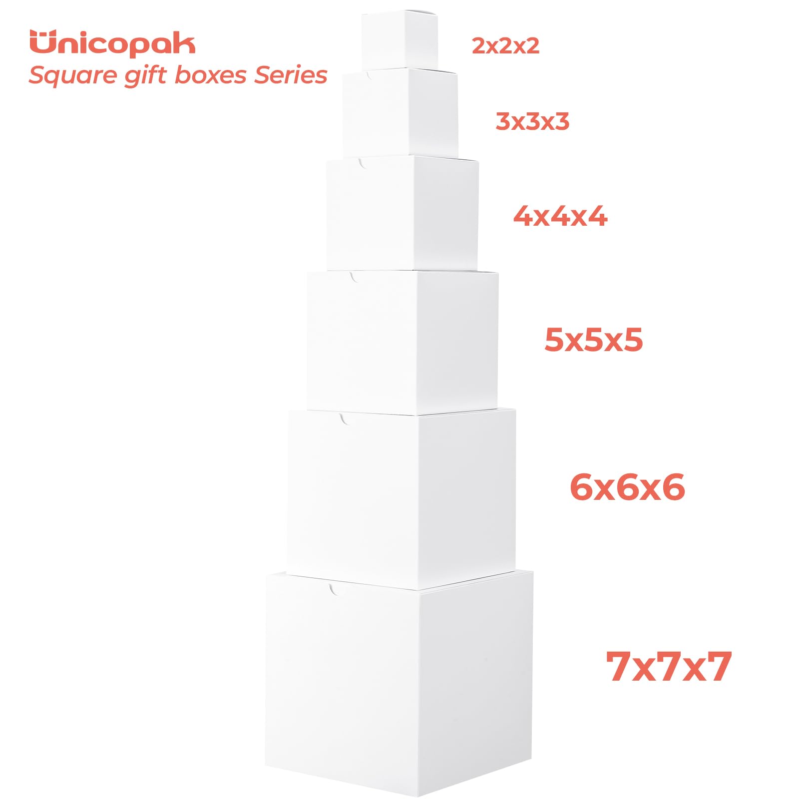 UnicoPak caja en mesa de fiesta decorada para ambiente de regalo