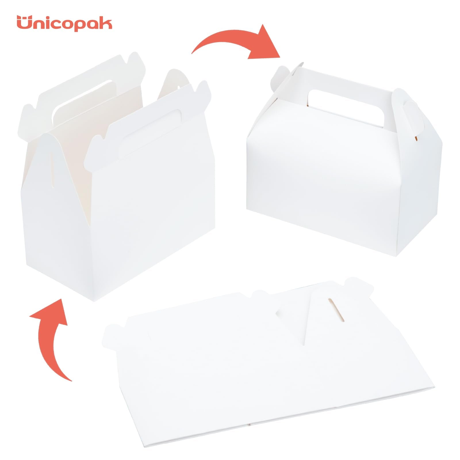 UnicoPak base pop-up montada para mayor estabilidad y soporte
