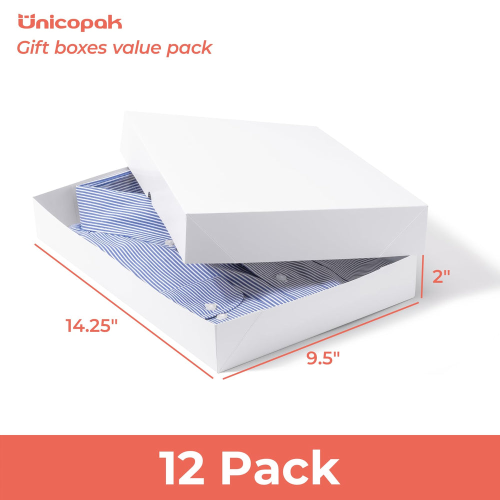UnicoPak cajas planas empacadas para ahorro de espacio y envío eficiente
