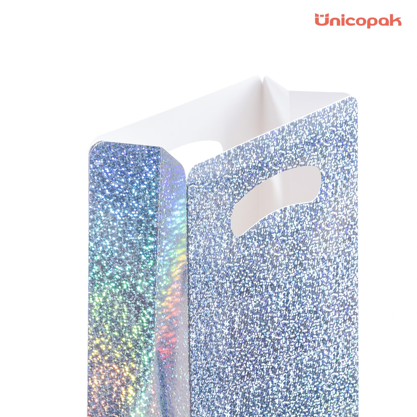 UnicoPak superficie decorada con rotuladores y pegatinas para personalización creativa