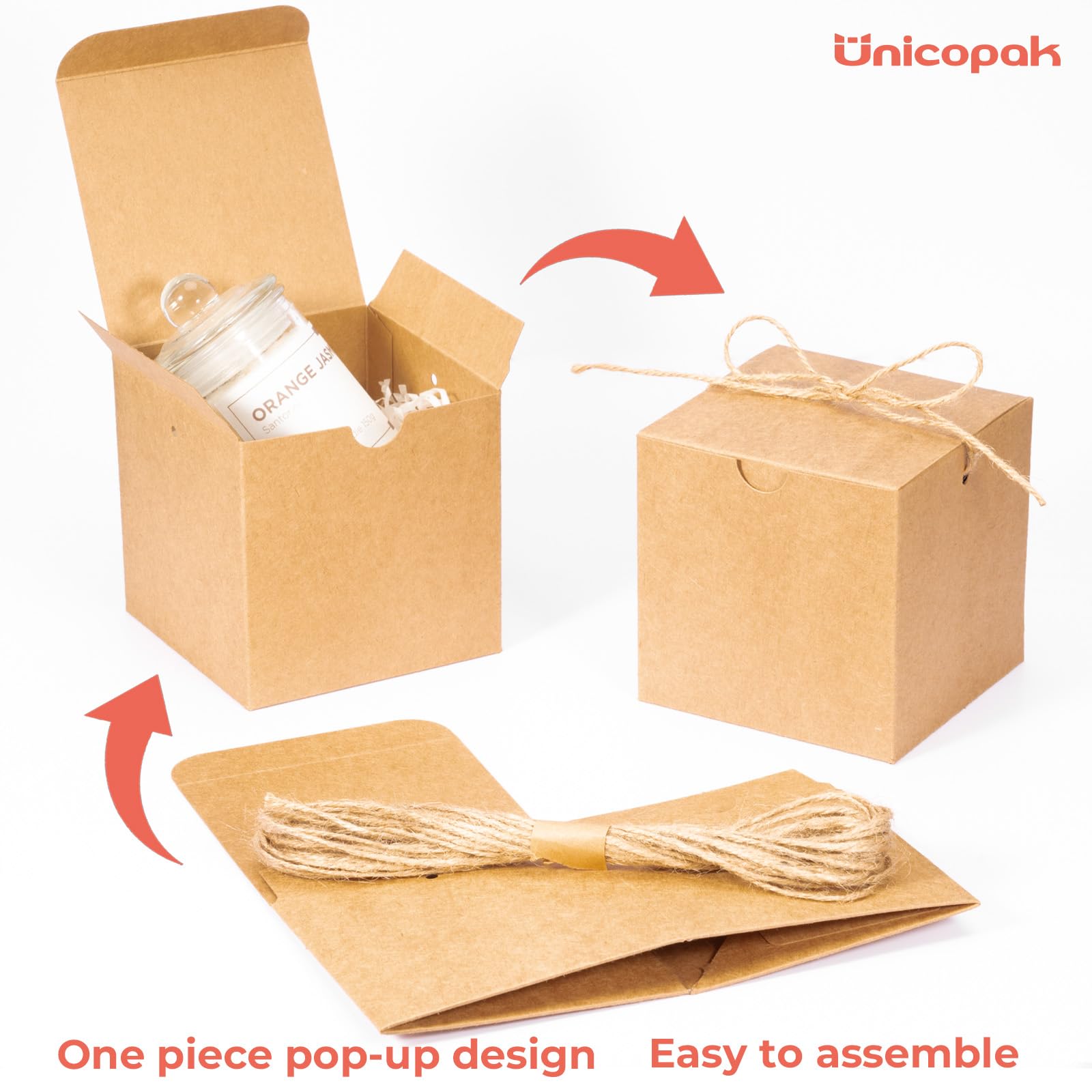 UnicoPak textura kraft en primer plano resistente y sin olor