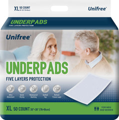 Unifree paquete frontal 50 unidades, protección amplia y práctica
