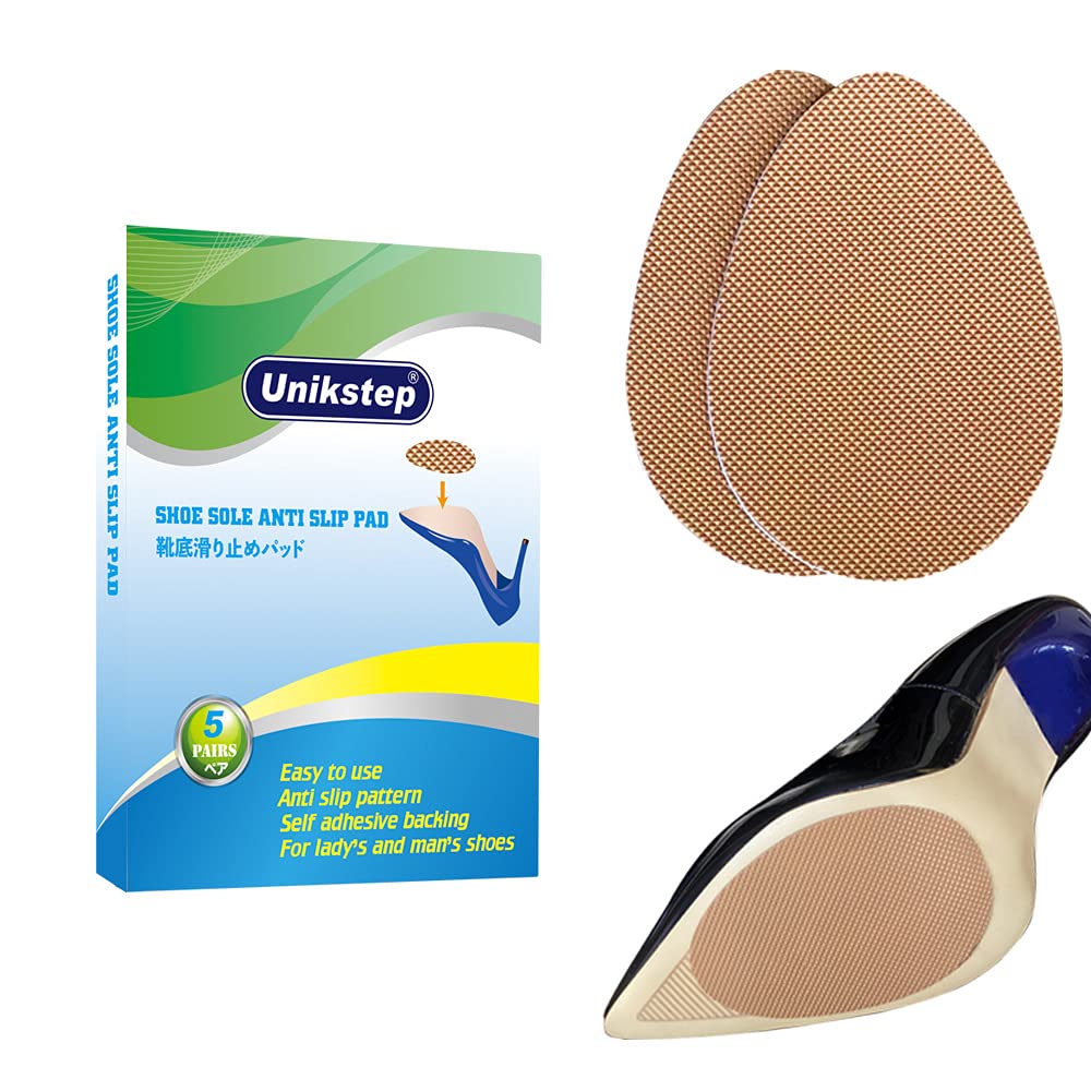 UNIKSTEP pack frontal khaki mostrando 5 pares y beneficios de agarre