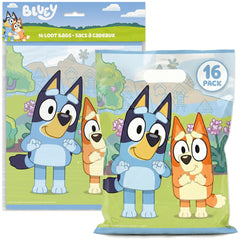 Unique Bluey frontal del paquete mostrando diseño auténtico y atractivo