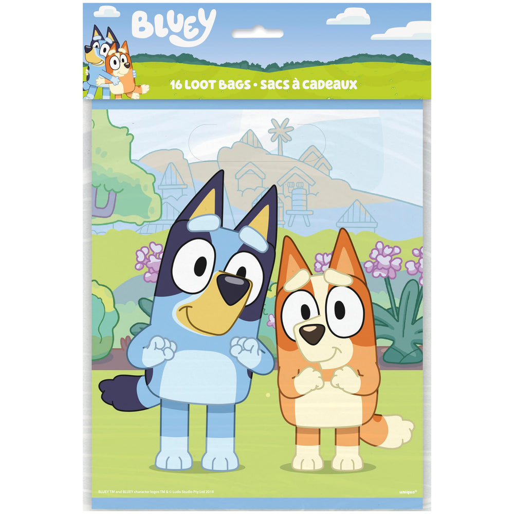 Unique Bluey comparación de tamaño junto a objetos para visualizar capacidad