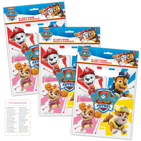 Unique Paw Patrol frontal del paquete mostrando diseño oficial y colores vivos