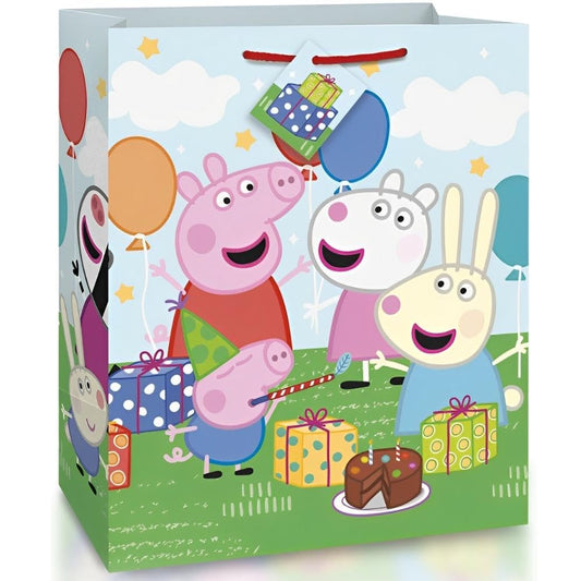 Unique Peppa Pig vista frontal mostrando diseño colorido y durabilidad