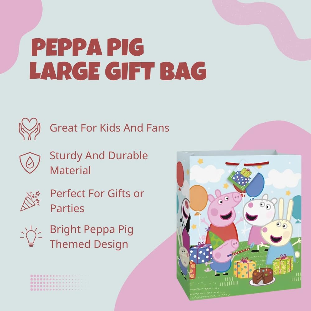 Unique Peppa Pig interior con regalos demostrando capacidad y organización